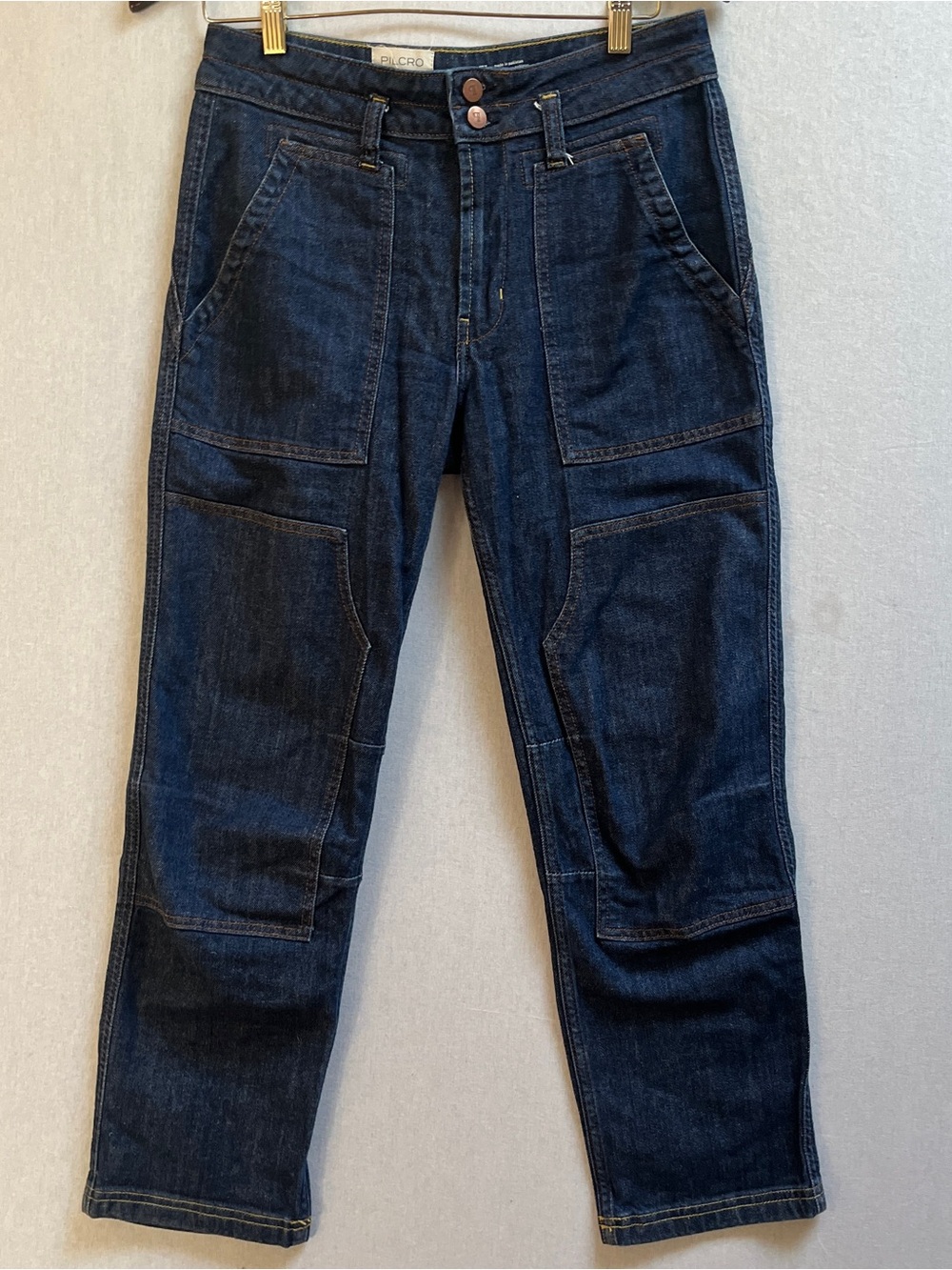Pilcro The Wanderer Mid Rise Relaxed Denim Jeans Size 27